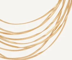 Necklaces-Marco Bicego 18K Yellow Gold 9-Strand Coil Necklace Yellowgold