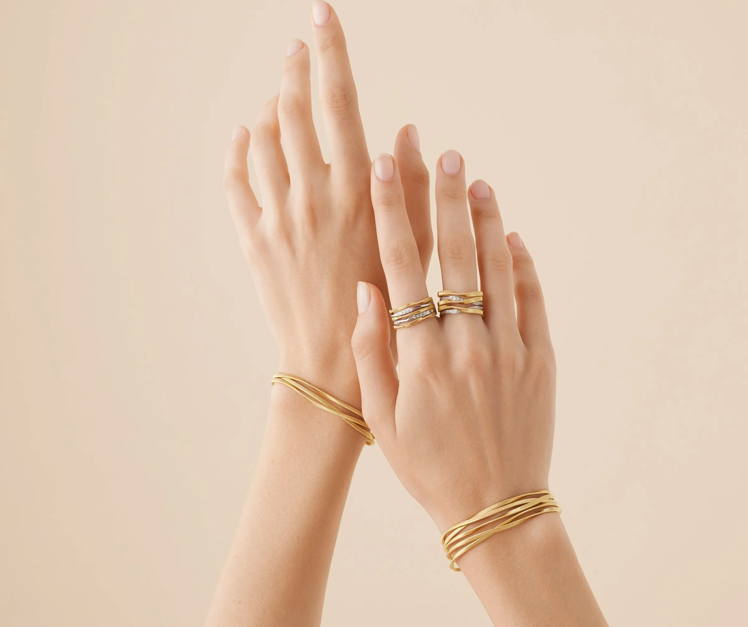 Bracelets-Marco Bicego 18K Yellow Gold 5-Strand Coil Bracelet Yellowgold