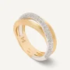 Rings-Marco Bicego 18K Yellow Gold 3-Strand Diamond Stackable Ring Yellowgold