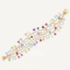 Bracelets-Marco Bicego 18K Yellow Gold 3-Strand Gemstone Bracelet, Topaz Accents Yellowgold