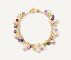 Bracelets-Marco Bicego 18K Yellow Gold 2-Strand Gemstone Bracelet With Freshwater Pearls Yellowgold