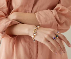 Bracelets-Marco Bicego 18K Yellow Gold 2-Strand Gemstone Bracelet With Freshwater Pearls Yellowgold