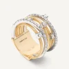 Rings-Marco Bicego 18K Yellow Gold 7-Strand Ring With Diamonds Yellowgold