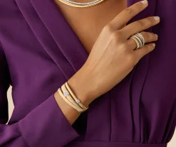 Rings-Marco Bicego 18K Yellow Gold 5-Strand Ring With Diamonds Yellowgold