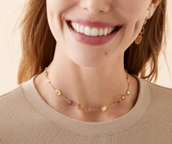 Necklaces-Marco Bicego 18K Yellow Gold Tourmaline Necklace Yellowgold