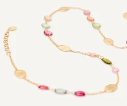 Necklaces-Marco Bicego 18K Yellow Gold Tourmaline Necklace Yellowgold