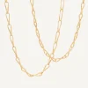 Necklaces-Marco Bicego 18K Yellow Gold Twisted Coil Long Link Necklace Yellowgold