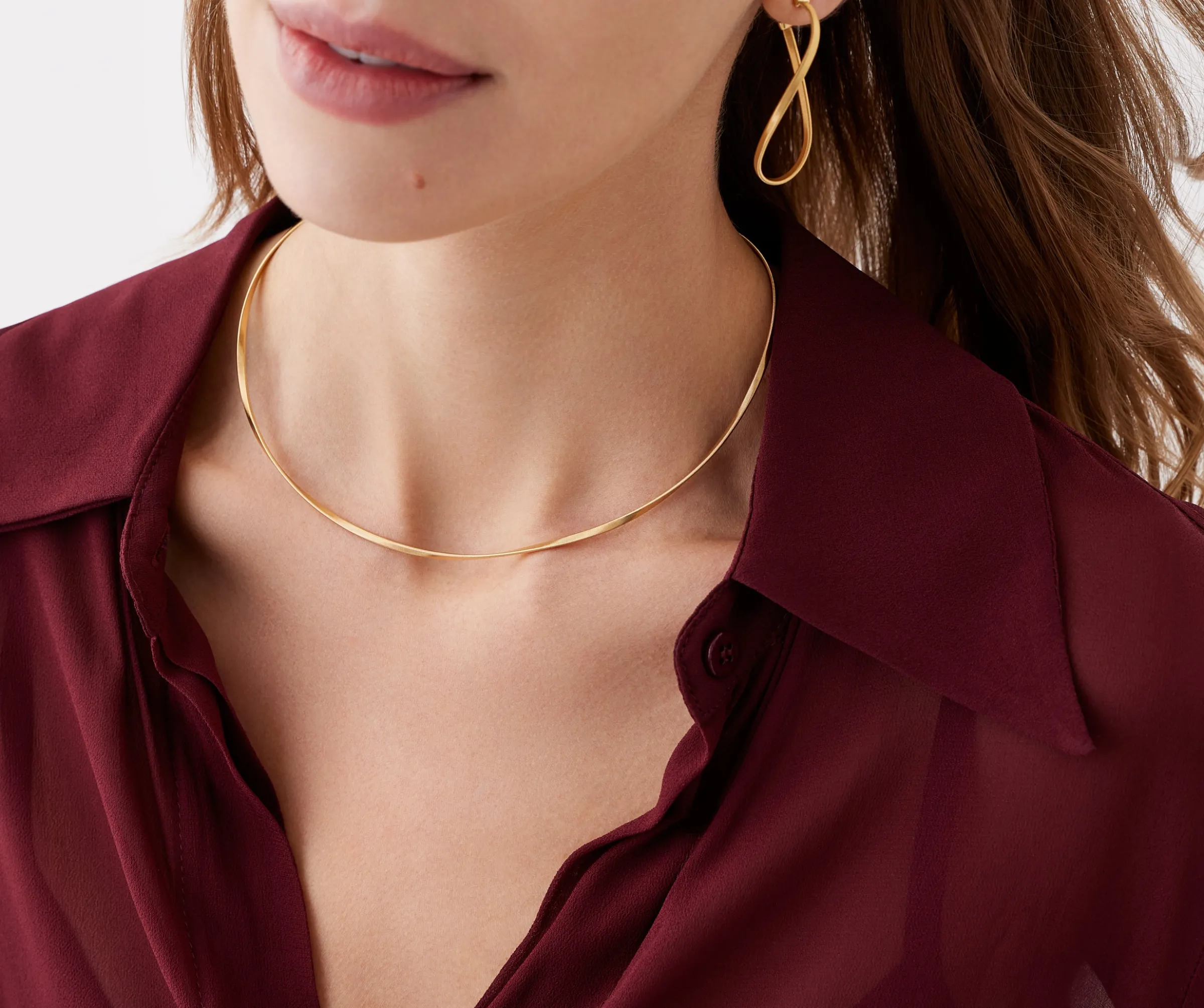 Necklaces-Marco Bicego 18K Yellow Gold Twisted Coil Necklace Yellowgold