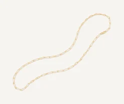 Necklaces-Marco Bicego 18K Yellow Gold Twisted Coil Long Link Necklace Yellowgold