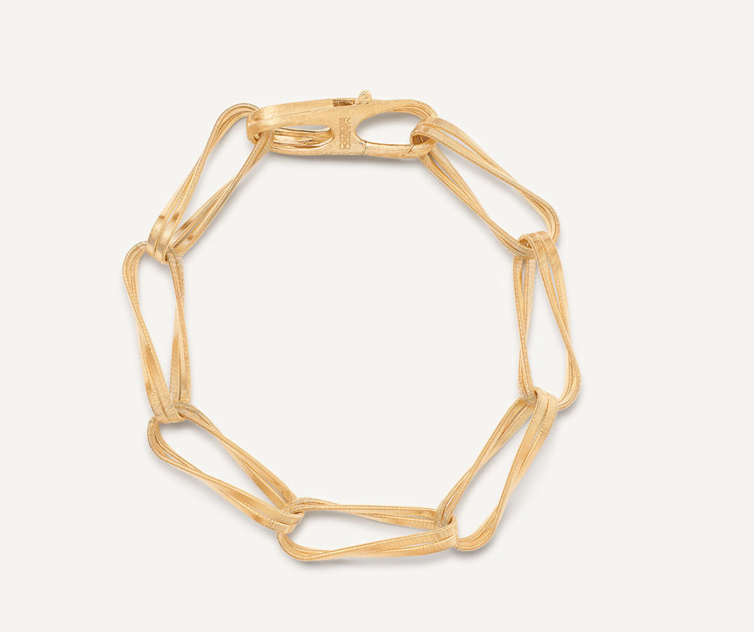 Bracelets-Marco Bicego 18K Yellow Gold Twisted Double Coil Link Bracelet Yellowgold