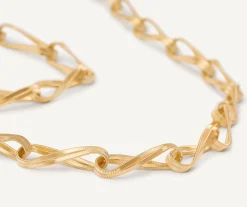 Necklaces-Marco Bicego 18K Yellow Gold Twisted Double Coil Link Necklace Yellowgold
