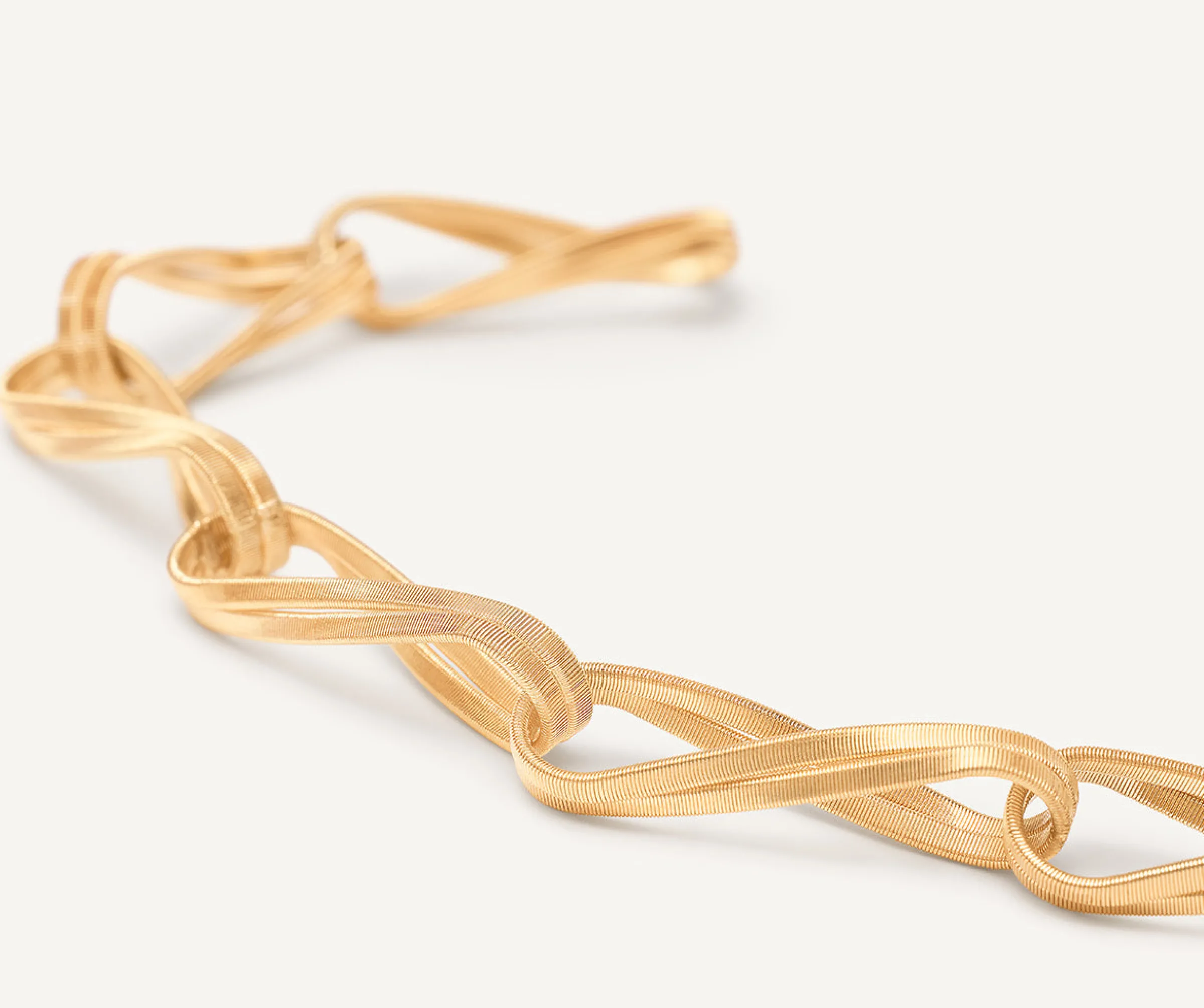 Bracelets-Marco Bicego 18K Yellow Gold Twisted Double Coil Link Bracelet Yellowgold