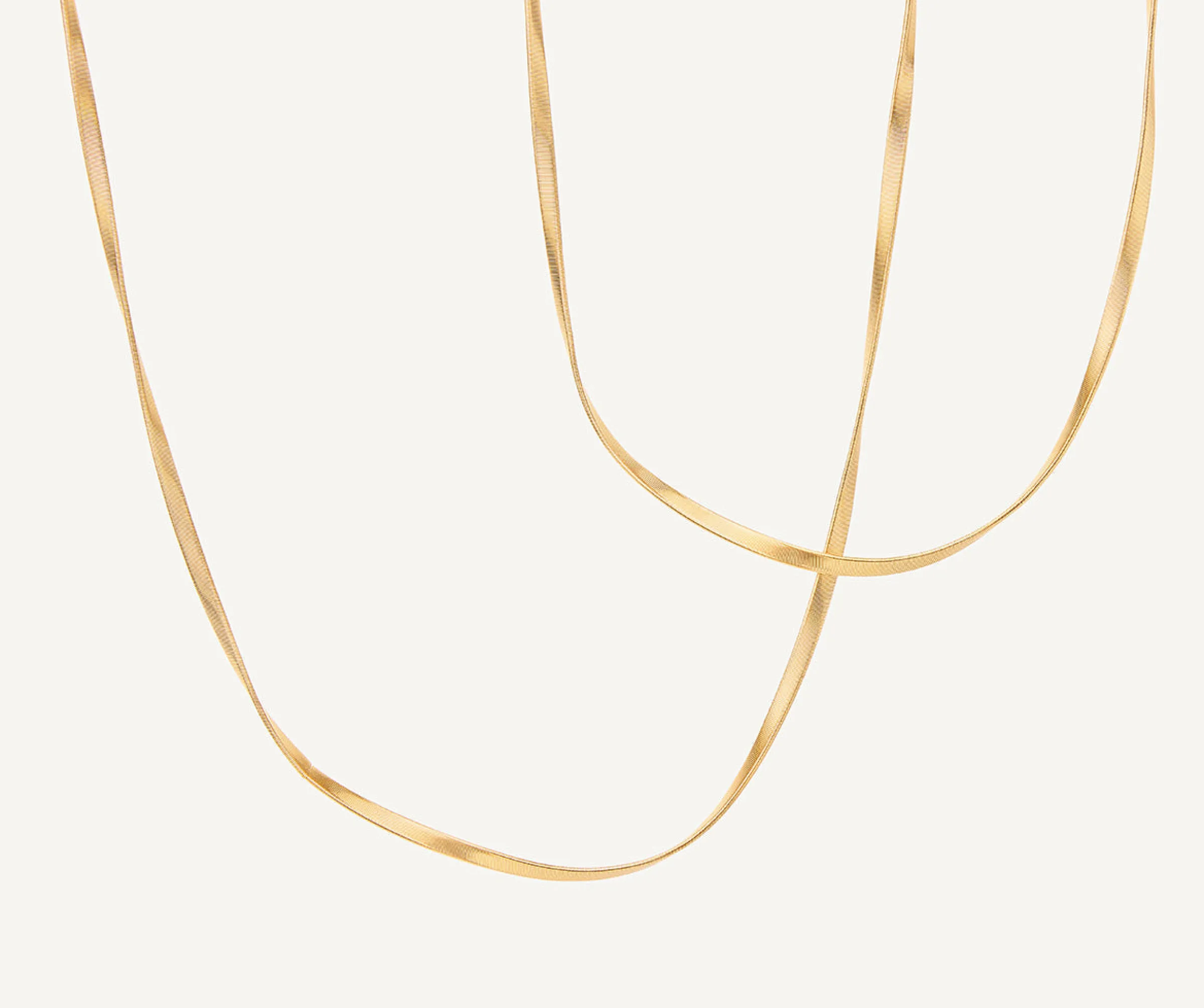 Necklaces-Marco Bicego 18K Yellow Gold Twisted Supreme Long Necklace Yellowgold