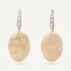 Earrings-Marco Bicego 18K Yellow Gold u0026 Diamond Drop Earrings Yellowgold