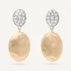 Earrings-Marco Bicego 18K Yellow Gold u0026 Diamond Medium Drop Earrings Yellowgold