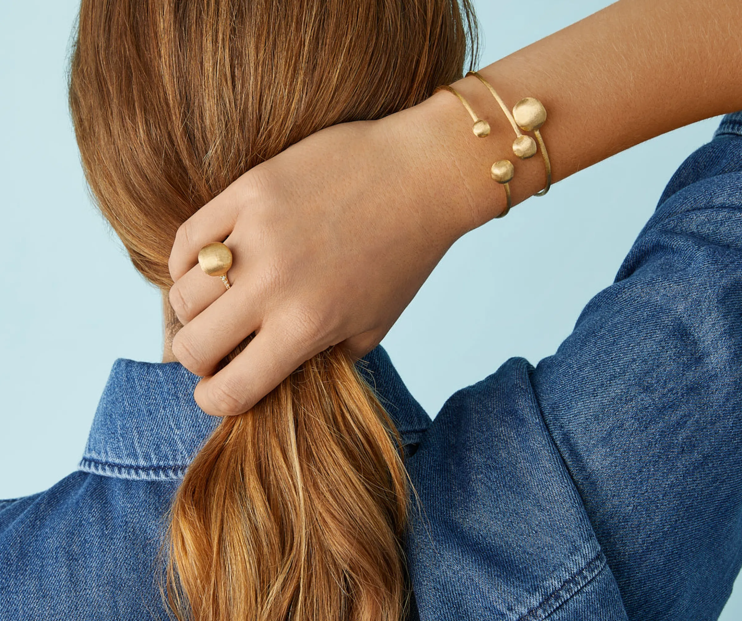 Rings-Marco Bicego 18K Yellow Gold u0026 Diamond Ring Yellowgold