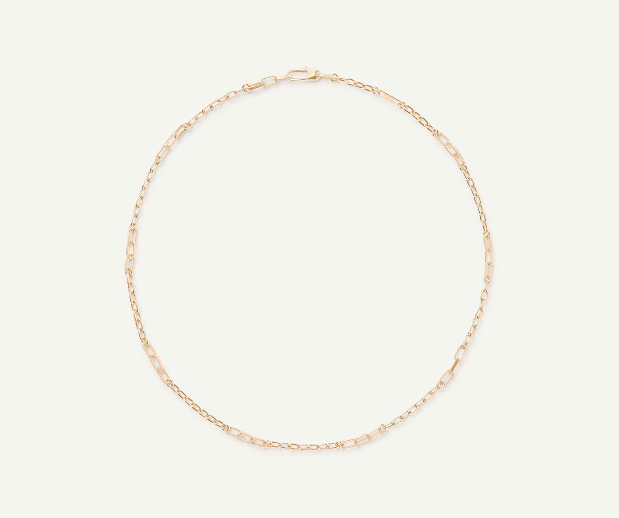 Necklaces-Marco Bicego 18K Yellow Gold Unisex Coil Small Link Necklace Yellowgold