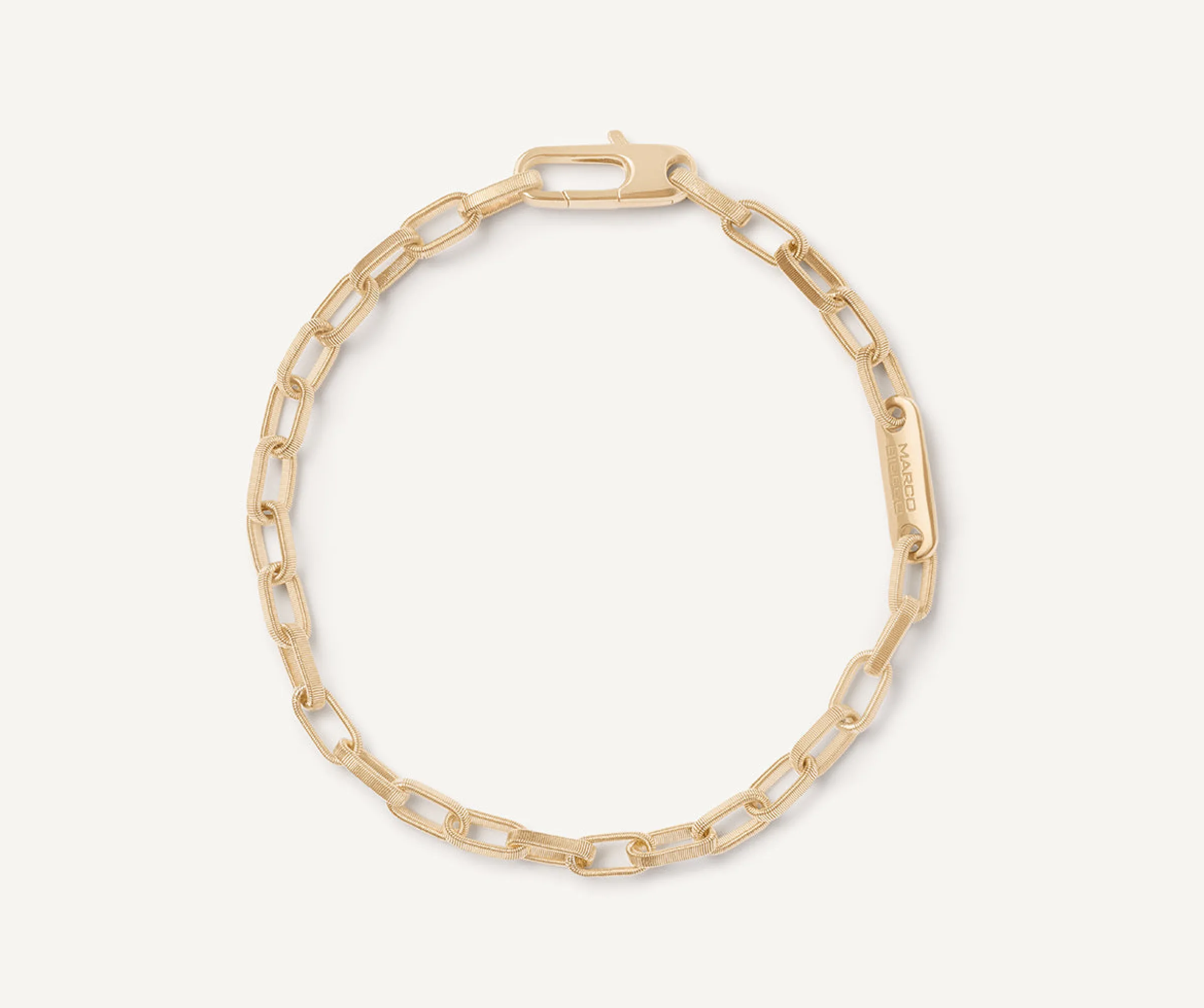 Bracelets-Marco Bicego 18K Yellow Gold Unisex Coil Link Bracelet, Small Yellowgold