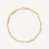 Bracelets-Marco Bicego 18K Yellow Gold Unisex Coil Chain Bracelet, Medium Yellowgold