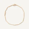 Bracelets-Marco Bicego 18K Yellow Gold Unisex Coil Chain Bracelet, Small Yellowgold