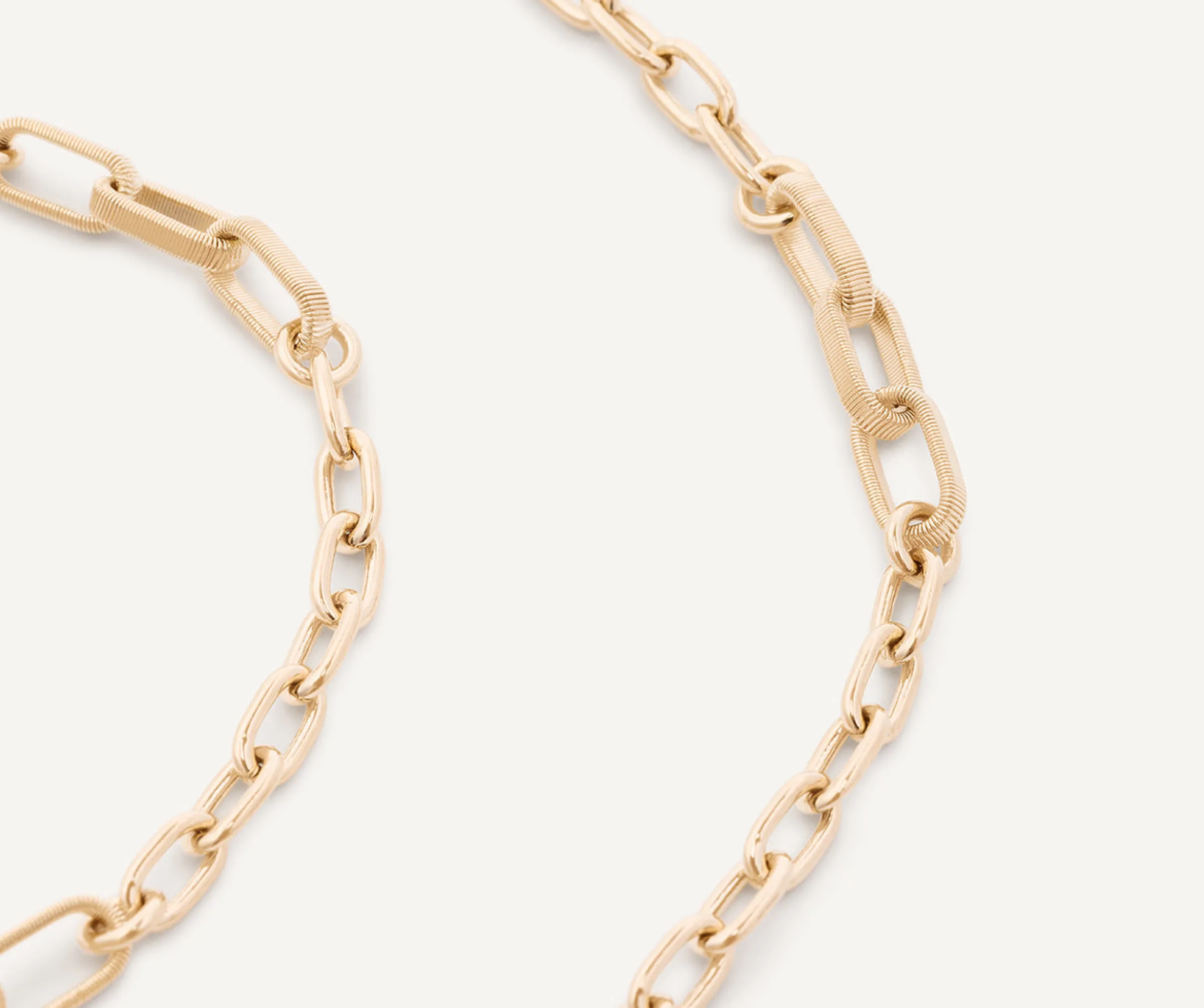 Necklaces-Marco Bicego 18K Yellow Gold Unisex Coil Small Link Necklace Yellowgold