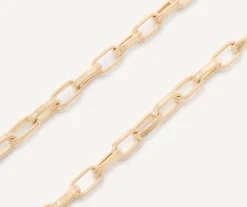 Necklaces-Marco Bicego 18K Yellow Gold Unisex Coil Medium Link Necklace Yellowgold