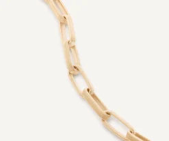 Bracelets-Marco Bicego 18K Yellow Gold Unisex Coil Link Bracelet, Medium Yellowgold