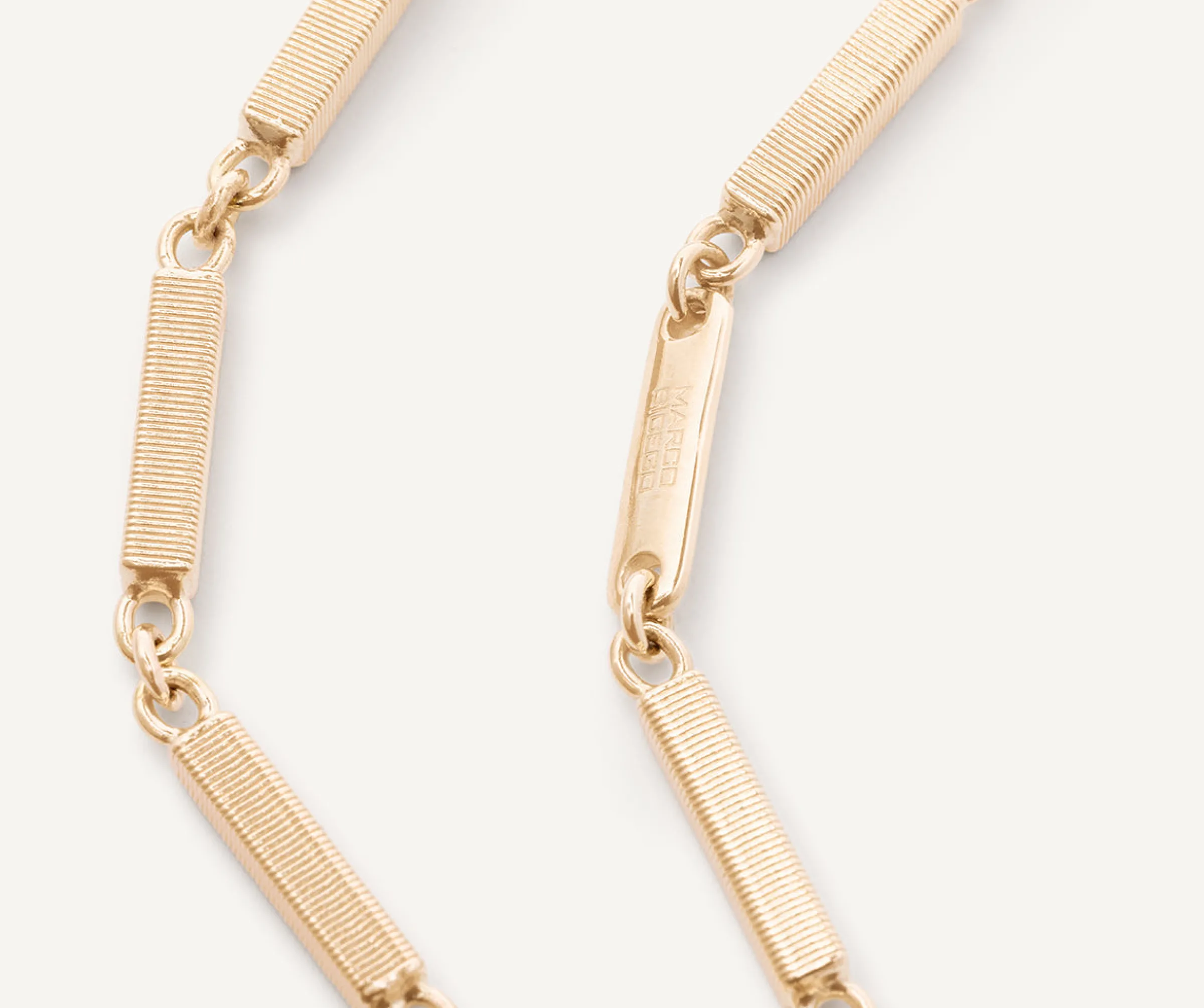 Bracelets-Marco Bicego 18K Yellow Gold Unisex Coil Chain Bracelet, Medium Yellowgold